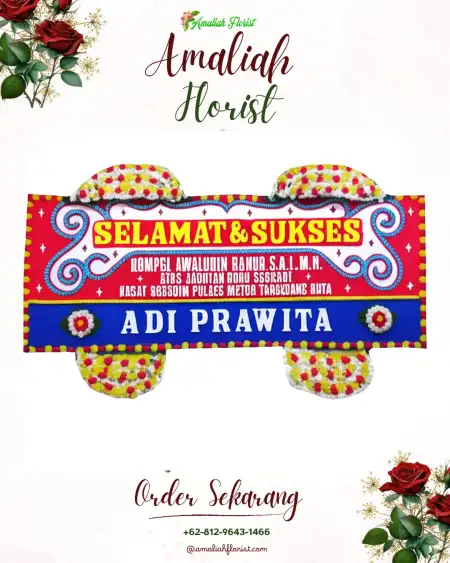 Papan Bunga Ucapan Selamat Murhum